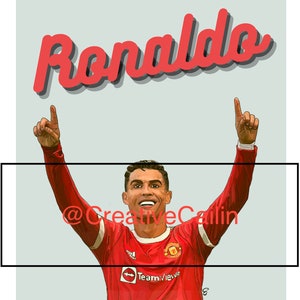 Ronaldo Artwork | Print and Display Today! Manchester United Artwork