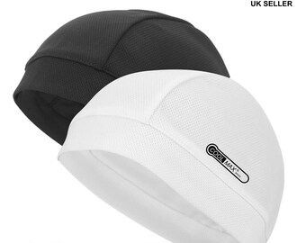 Cycling Skull Cap Summer/Winter Under Helmet Liner Cycle Beanie sports Hat - UK