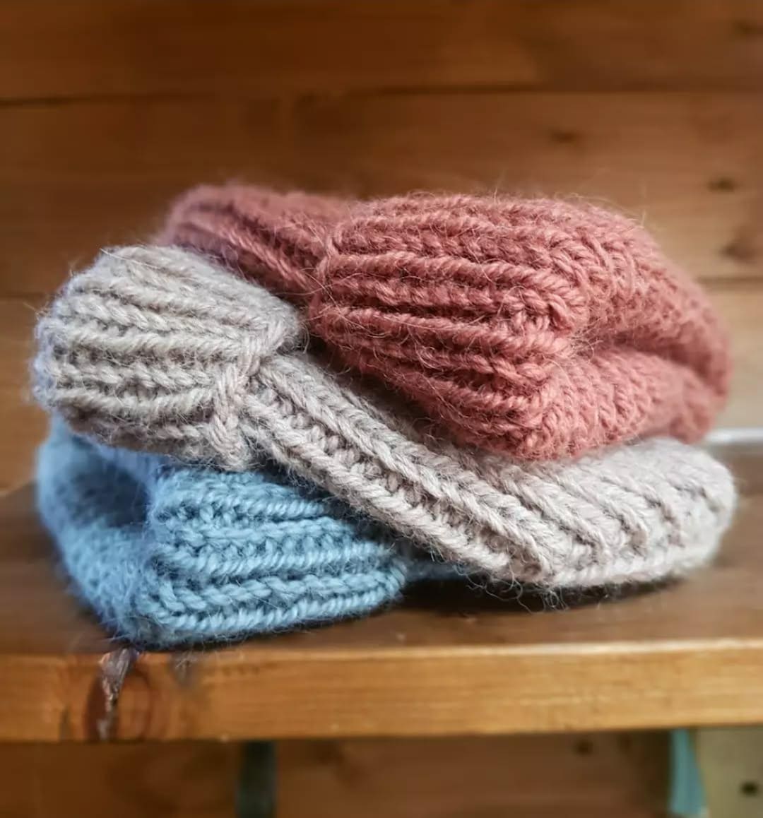 Easy Ribbed Beanie Knitting Pattern – Seamless Winter Hat (PDF Pattern ...
