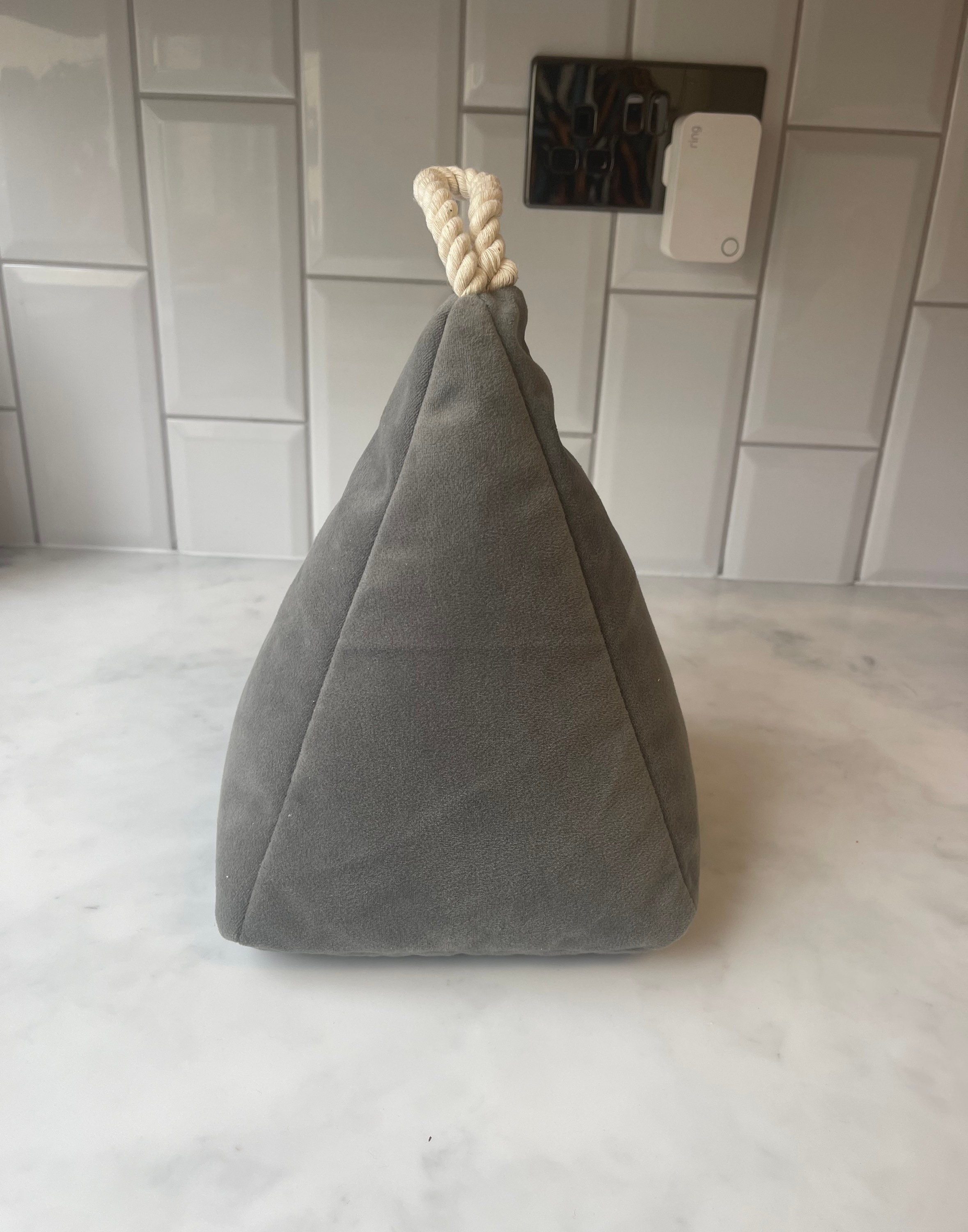 Door Stopgrey Velvetdoor Stopdoor Weightdoor Stay Etsy UK