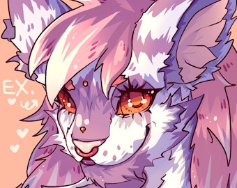 Cheap, Furry Headshot Commissions! (PFPS, ICONS, ETC)