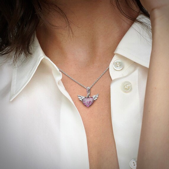 Angel Wings Necklace 100% 925 Sterling 