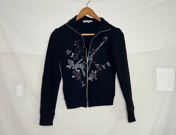 LiSS FakeCorduroy HighNeck Sweat　 Black Just Hoods By Awdis JHA030 Adult Midweight College Crewneck