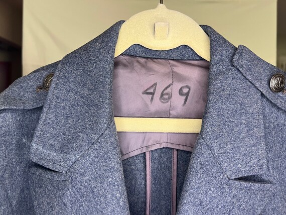 Rare Vintage Wool Military Coat - possibly 1940s - image 6