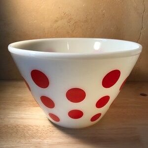 Vintage Fire King Red Dot 3 Bowls Collectible Mixing Bowls - Etsy