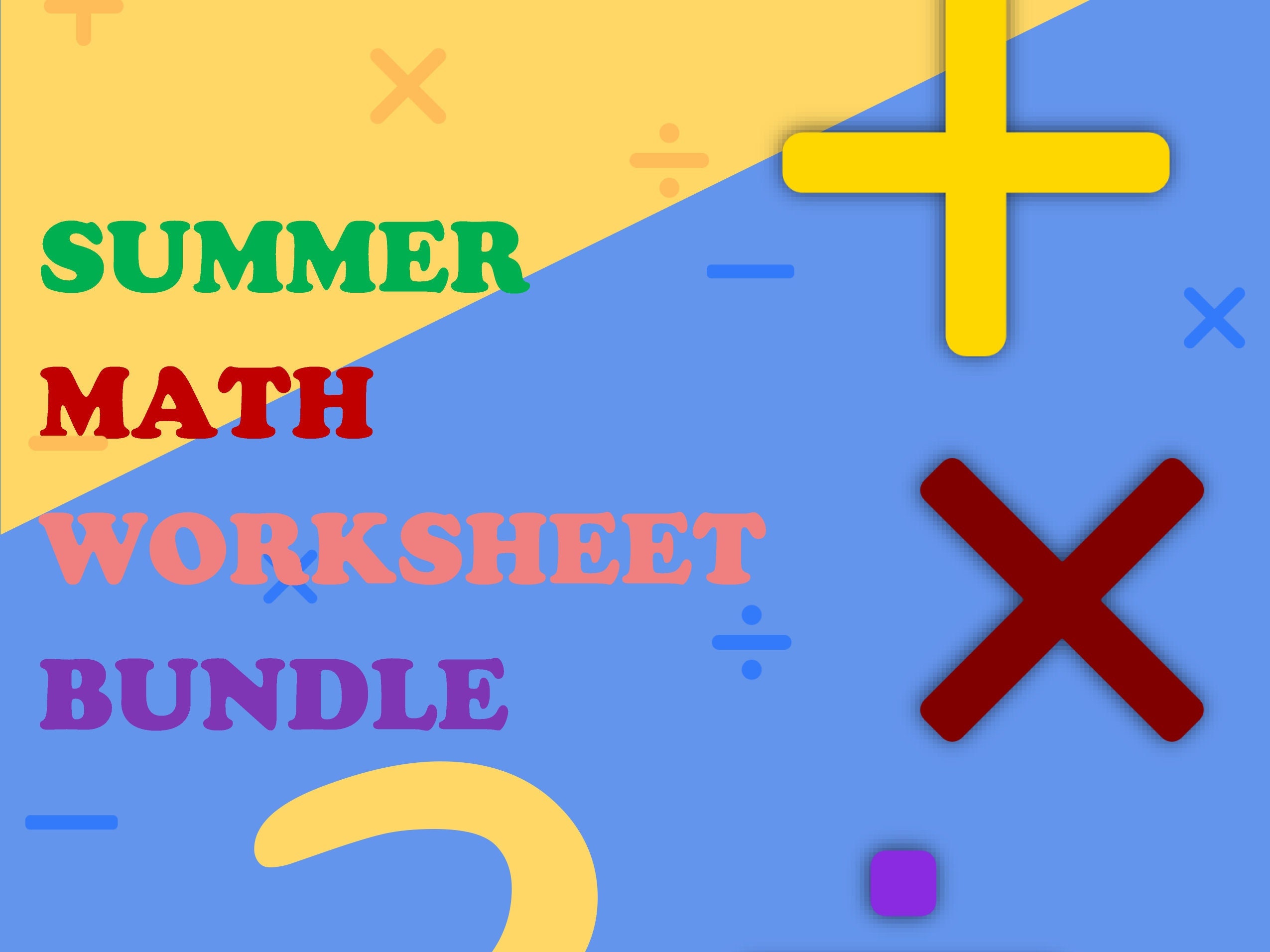 61 printable math worksheets for third graders etsy