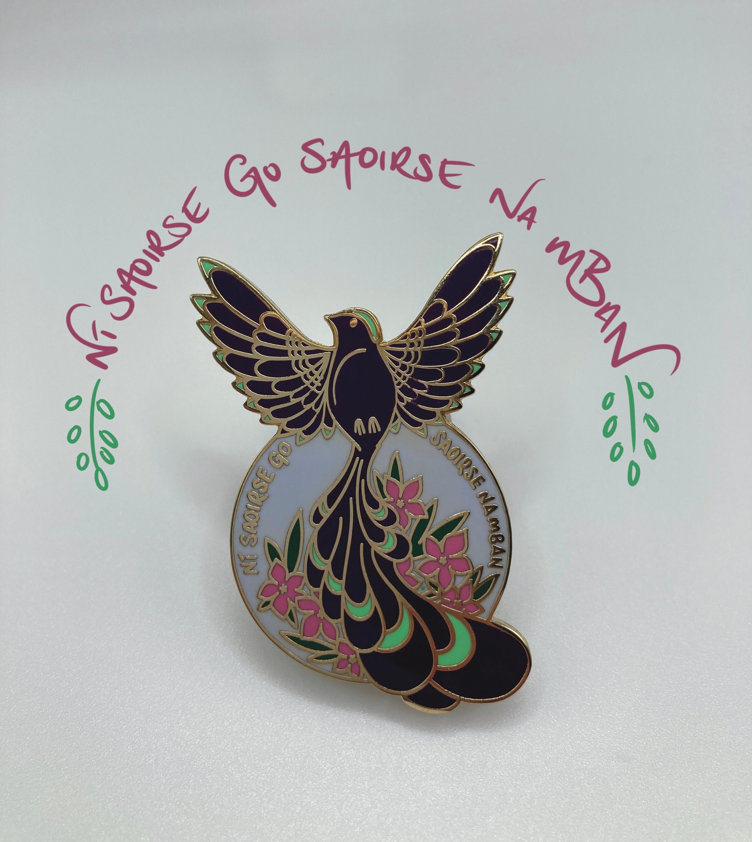 Ní Saoirse Go Saoirse Na Mban Pin Badge Etsy