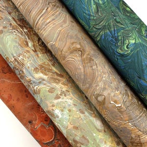 Handmade Marbled Paper Sheets | Decorative Art, Scrapbooking, Bookbinding