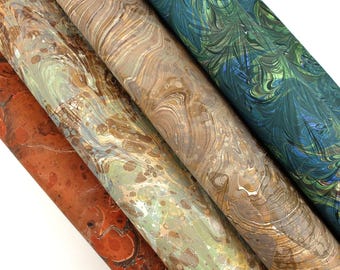 Handmade Marbled Paper Sheets | Decorative Art, Scrapbooking, Bookbinding