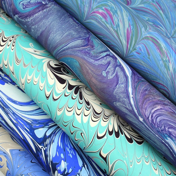 Marbled Paper - Etsy
