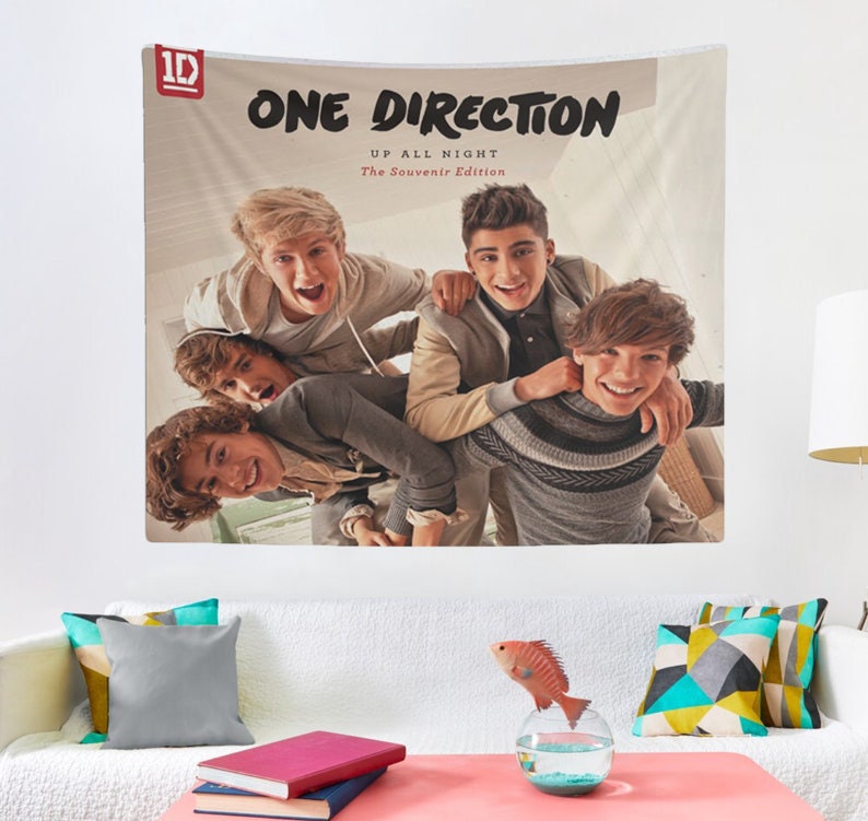 One Direction Pillow Handmade Music Art Pillow with Fluffy