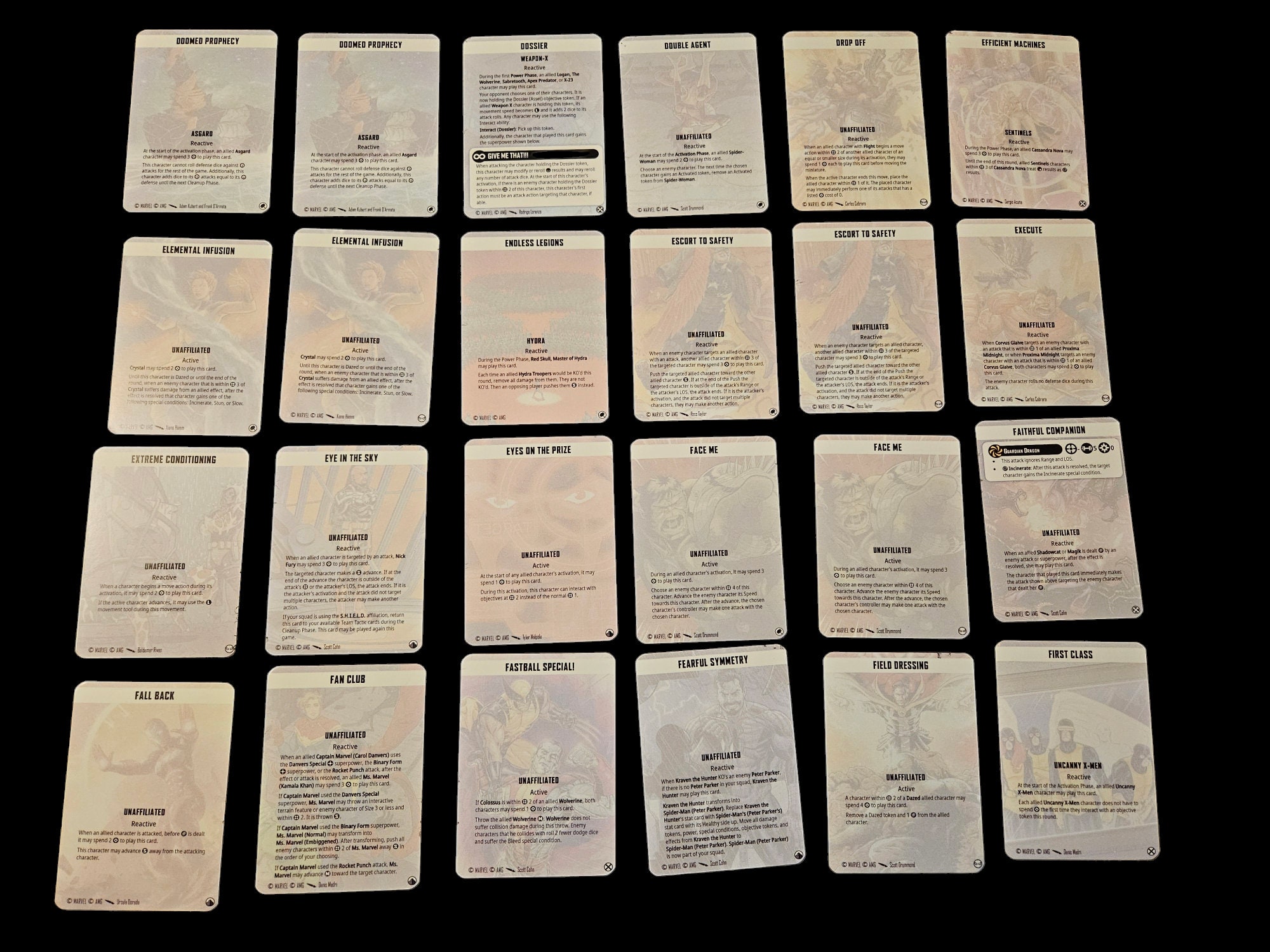 Tactics Card Pack - Complete Collection - 2019 to August 2024