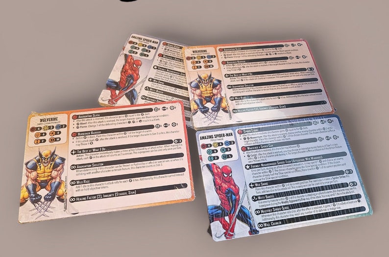 Marvel Crisis PROtoll Card Pack 1 MCP 2023 Charakterkarten Update / Errata Bild 2