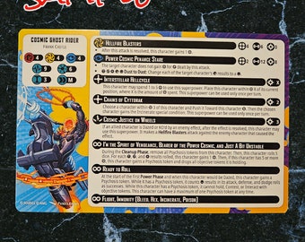 Carte de protocole de crise Marvel - Cosmic Ghost Rider - Carte unique d'errata mise à jour