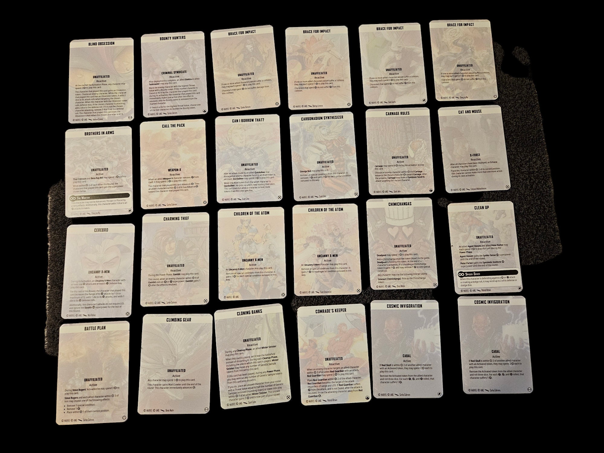 Tactics Card Pack - Complete Collection - 2019 to August 2024