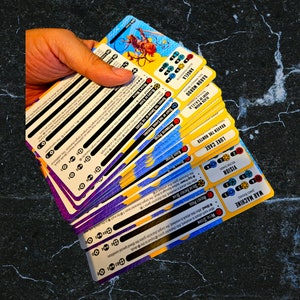 Lot de 3 cartes Marvel Crisis Protocol 68 cartes incluses Cartes personnages MCP au format horizontal image 3