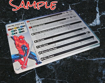 Paquete de tarjetas Marvel Crisis Protocol 1 - Actualización de tarjetas de personajes de MCP 2023 / Erratas