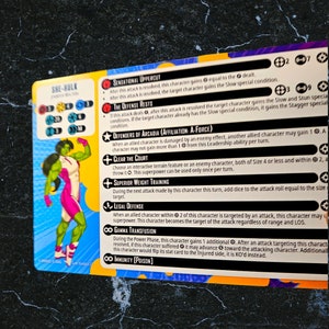 Lot de 3 cartes Marvel Crisis Protocol 68 cartes incluses Cartes personnages MCP au format horizontal image 5
