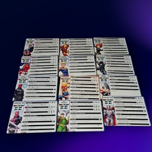 Lot de 3 cartes Marvel Crisis Protocol 68 cartes incluses Cartes personnages MCP au format horizontal image 9