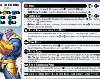 Thanos, der wahnsinnige Titan - 2025 Update/Errata