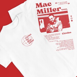 Mac Miller Circles T shirt ~ Mac Miller Merch ~ Vintage Style Rap T shirt ~ Gift for him ~ Gift for her ~ Mac Miller Inspired image 4