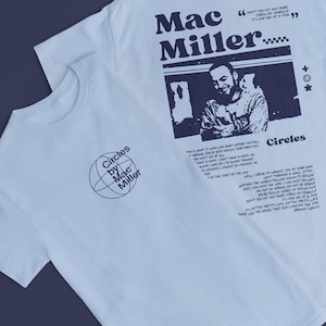 Mac Miller Circles T shirt ~ Mac Miller Merch ~ Vintage Style Rap T shirt ~ Gift for him ~ Gift for her ~ Mac Miller Inspired image 6