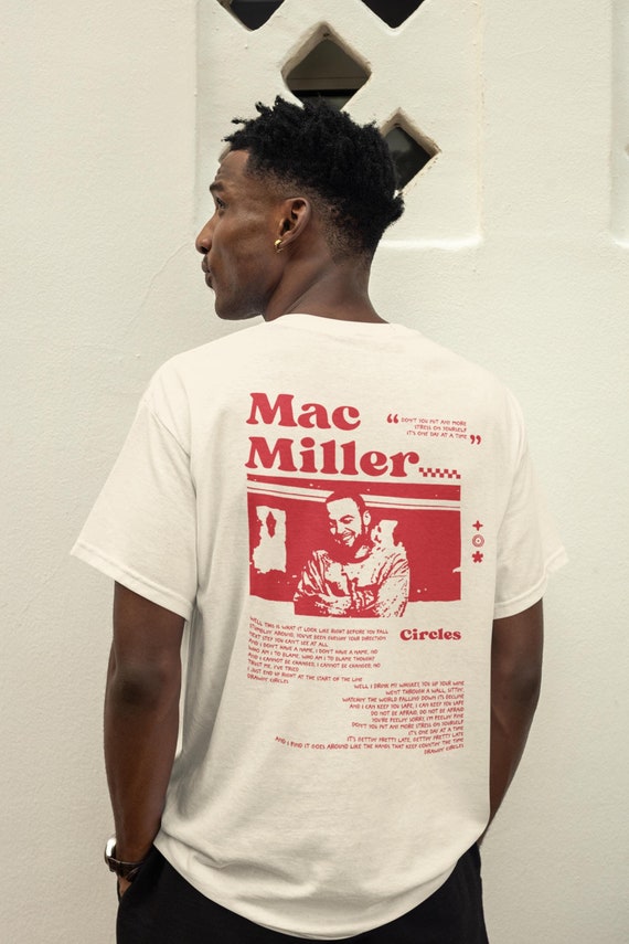 mac miller cigarette shirt Mac Miller Circles T Shirt ~ Mac Miller Merch ~ Vintage Style Rap T Shirt ~  Gift for Him ~ Gift for Her ~ Mac Miller Inspired