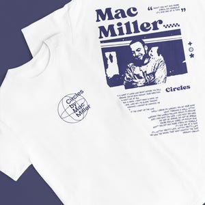 Mac Miller Circles T shirt ~ Mac Miller Merch ~ Vintage Style Rap T shirt ~ Gift for him ~ Gift for her ~ Mac Miller Inspired image 8