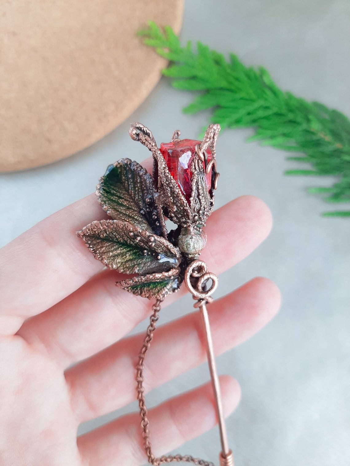 Copper Brooch Copper Jewelry Handmade Jewelry Copper Pin Etsy