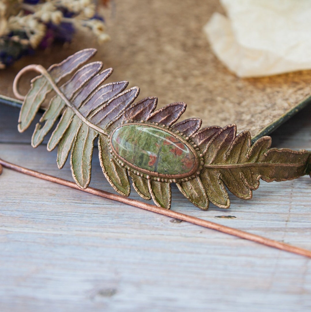 Hair Wedding Accessories, Copper Hair Brooch Pin, Hair Bun Holder, Hair ...