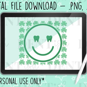 Dental Smile St Patricks Day SVG, Dental png, camisa dentária diy, download digital, artesanato odontológico, presentes odontológicos diy, arquivos cortados, clip art