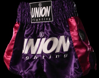 UNION fighting Muay Thai Shorts Purple Pink