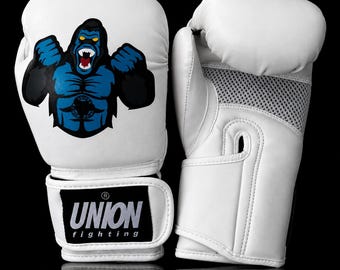 UNION fighting gloves 6-8oz Gorilla White