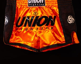 UNION fighting Muay Thai Shorts Blood Orange