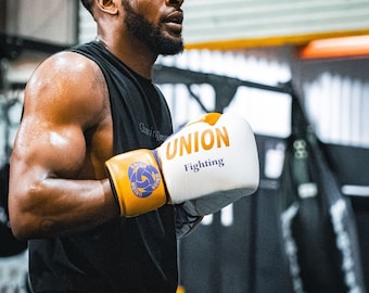 UNION fighting TS2 Leather Lace up Boxing Gloves