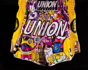 UNION fighting Muay Thai Shorts Light 90s Raver