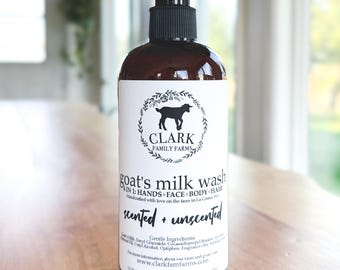 Jabón de leche de cabra 4 en 1: manos, rostro, cuerpo y cabello