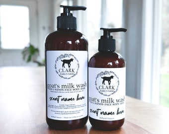 Goat's Milk Wash! 4 in 1: Hands, Face, Body, Hair