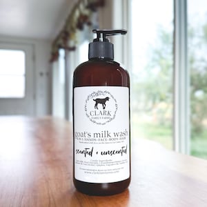 Goat&#39;s Milk Wash! 4 in 1: Hands, Face, Body, Hair