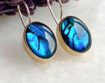 Ocean Pearl Silver Earrings - Unique Natural Pearls Handmade