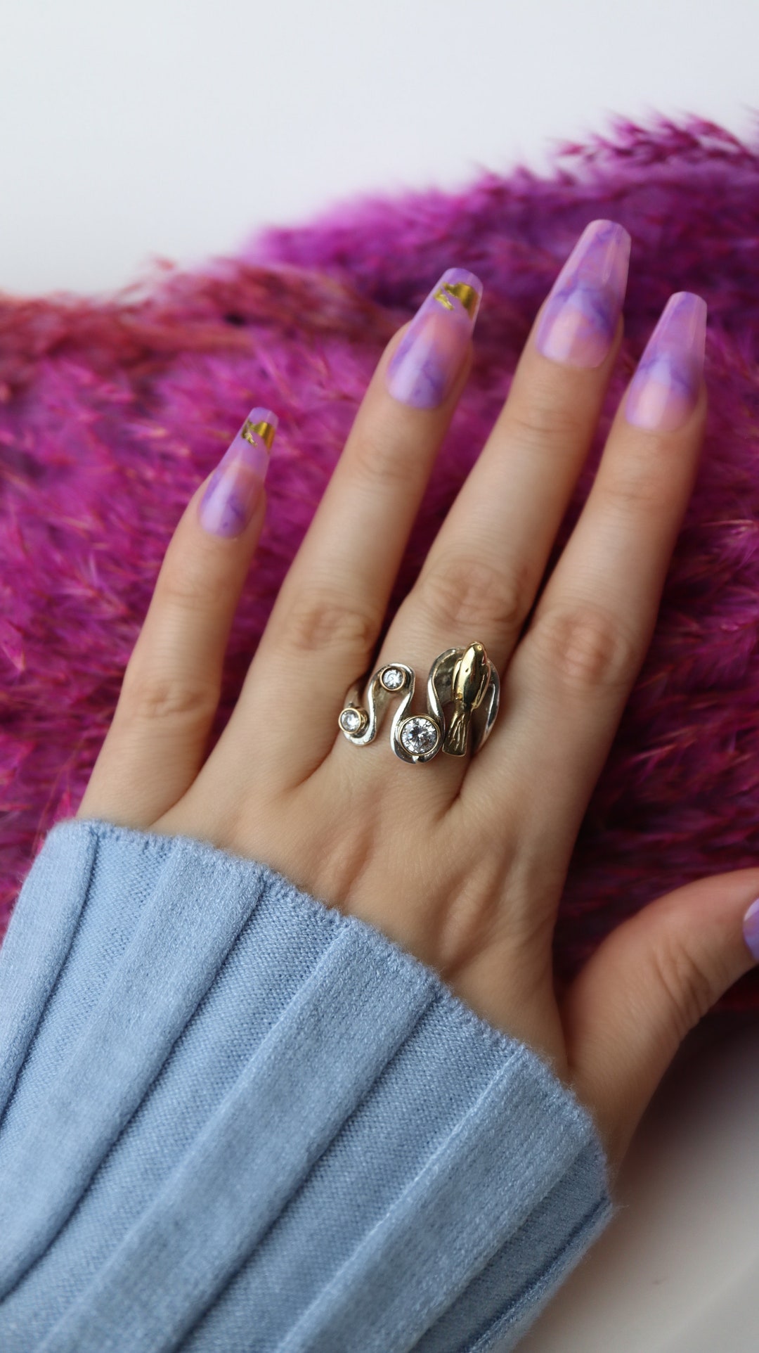 Design Multi Stone Silver Ring, Silver Ring, 925 Sterling Silver, Multi ...