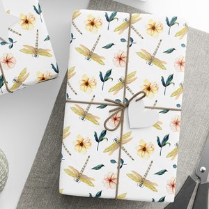 Libelle Geschenkpapiere, Libelle Geschenke Geschenkpapier, Libelle Geburtstagsgeschenk Geschenkrolle Rolle