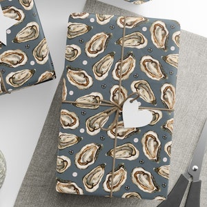 Carta da regalo per ostriche, regalo di compleanno per ostriche, rotolo di carta da regalo, regali per ostriche