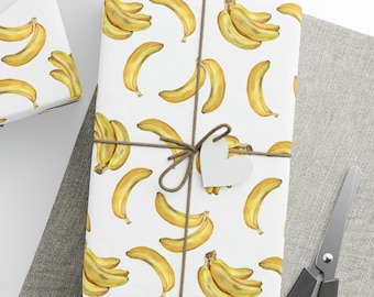 Bananpresentpapper, Bananer födelsedagspresentpapper, Bananpresenter