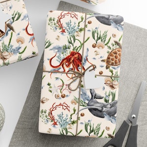 Carta da regalo subacquea, carta da regalo con animali marini, regali con animali marini, regali marini