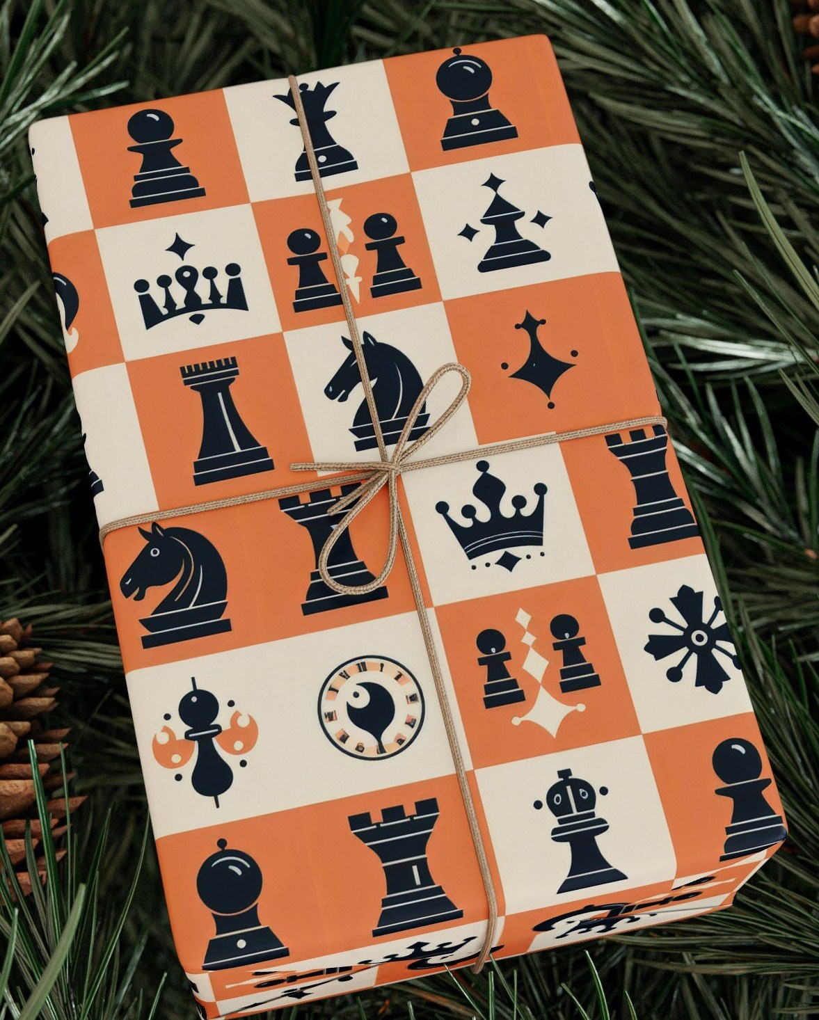 Chess Wrapping Papers, Chessboard Gifts Wrapping Paper Roll, Chess ...