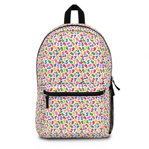 Numbers Backpack, Back to School Numbers Backpack