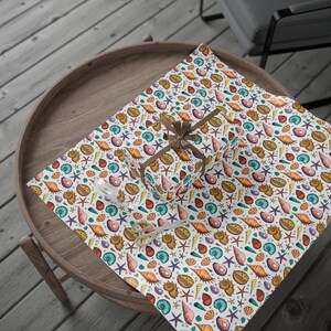 Sea Shells Wrapping Papers, Shells Gift Wrapping Paper Roll, Sea Shells ...