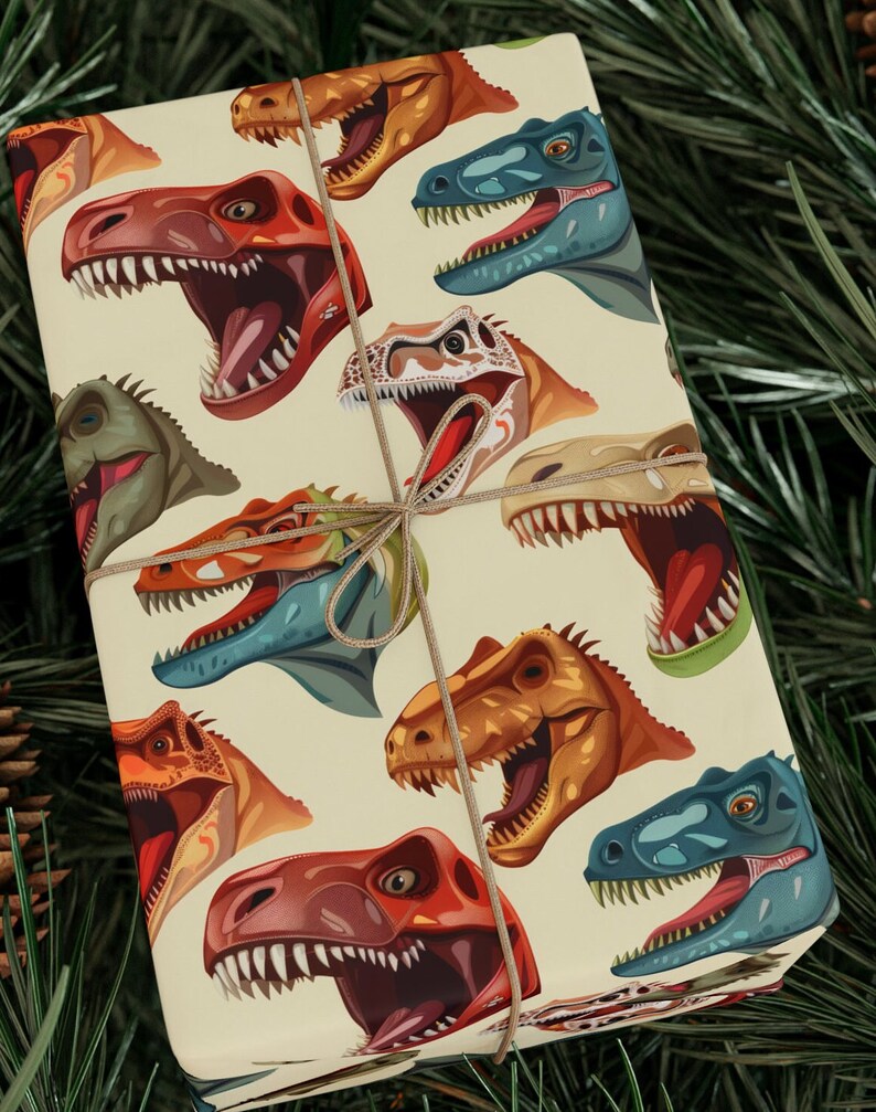 Dinosaur Wrapping Paper Luxury Gift Wrap Dinosaur Gift
