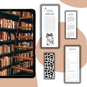 Bookmarks, 24 Printable Bookmarks, Cute Bookmarks for Book Lover, Print at Home Bookmarks, Bookmark Bundle, Bookmarks Instant Download